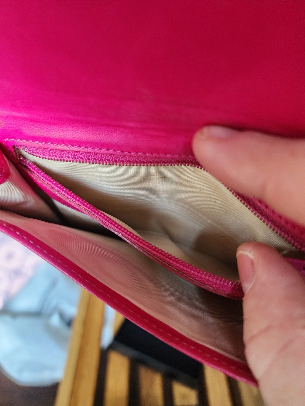 CHANEL Pink Quilted Leather Wallet - Picture 9 of 12